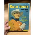 1957 "BUCK JONES ANNUAL 1957" COWBOY FICTION IL...