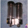 Pair GE Black 5U4 GA GB Rectifier Vacuum Tube