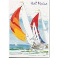Hull, E Yorkshire - Hull Marina - art postcard ...