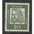 GERMANY BERLIN 1961 FAMOUS GERMANS 10pf GREEN D...