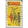 CANADA, SPORT, Lacrosse, yellow 1968, 5c, #2