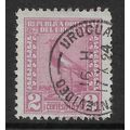 URUGUAY 1923 SOUTHERN LAPWING 2c MAUVE SG 423 F...