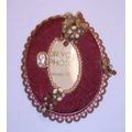 Keepsake Treasure Trinket Box Hand Decorated wi...