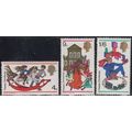 GB, 1968 Christmas set, SG 775/7 (Scott 572/4),...
