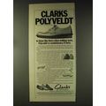 1976 Clarks Polyveldt Shoes Ad - Revolutionary