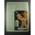 1987 Eve 120's Cigarettes Ad - Every Inch a Lady