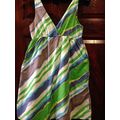 Summer Dress Size XS NEW w/Lining V-neck 100% C...