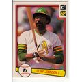 1982 Donruss baseball card 339 Cliff Johnson