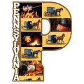 Pennsylvania Amish Camping Capitol P Fridge Magnet