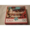 DOORSTEP RAIDERS 750 PIECE PUZZLE SEALED CATS K...