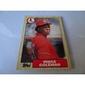 1987 Topps Card # 590 Vince Coleman Very Good-E...