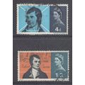 GB Scott 444/445 - SG685/686, 1965 Burns Set used
