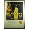 1958 Seagram's Golden Gin Ad - Every drink it touches turns to gold