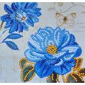 Handmade Diamond Art Best Wishes Card with Flow...
