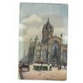 St Giles Cathedral, Edinburgh, Tucks Postcard.