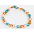 KYOTO PEARL Bright Multicoloured Genuine Pearl ...