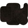 Garland Rug Traditional Bath Rug Set, 4-Piece, ...