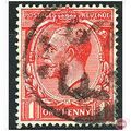 1924 SG419 1d Scarlet Wmk Block Cypher Fine Used