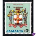 Jamaica 1969 $1 on 10/- Arms Mounted Mint MM SG...