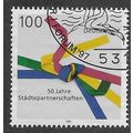GER 1997 100pf '50TH ANN OF TOWN TWINNING MOVEM...