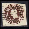 Used U481 2c George Washington Fine Cut Square ...