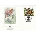 Mexico 1988 Monarch Buttterfly FDC Special canc...