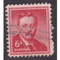 United States 1955 Theodore Roosevelt 6c Fine U...