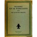 Inleiding tot de Wijsbegeerte by Edgar De Bruyne