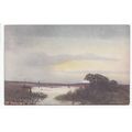 Near Beccles Suffolk Old Art Postcard Artist Si...