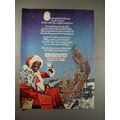 1980 Alka Seltzer Ad w/ Sammy Davis Jr, Deck th...