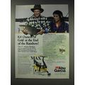 1991 Abu Garcia Cardinal Gold Max Reel Ad - Gol...