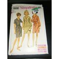 Vintage Simplicity 6698 Misses Shirt Dress Patt...