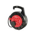 Silverline Cassette Cable Reel, 4 Sockets, 10 A...