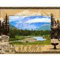 Alaska Cities Laser Engraved Wood Picture Frame...