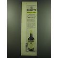 1949 Harvey's Bristol Dry Sherry Ad - The world...