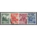 1954 4 different values - #107 fine used (o)