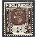 Fiji 1912 SG125a 1/4d Deep Brown Mounted Mint .. .