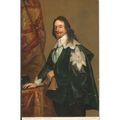 Vintage GB Postcard - Charles 1 of England - Va...
