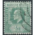 Northern Nigeria 1910 SG28 1/2d Green Fine Used...