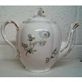 VINTAGE ' LIMOGES FLORAL TEA POT ' France