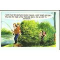 BAMFORTH COMIC "Another Couple Fishing" Postcar...