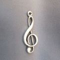 STERLING SILVER TREBLE CLEF MUSIC NOTE MUSICAL ...
