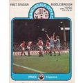 MANCHESTER CITY v MIDDLESBROUGH LEAGUE DIVISION ONE 1976/77