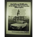 1973 Subaru Car Ad - John Kelley put 91,000 Miles