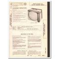 emerson models 1452 1453 tv television receiver...