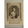1813 engraving: Robert, first monarch of all En...