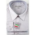 NWT Daniel Ellissa Men's Gray Dress Shirt, Conv...