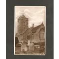 Postcard Somerset The Church Weston In Gordano