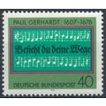 300th Birth Anniv of Paul Gerhardt - West Germa...