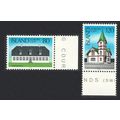 Iceland Church Mansion Europa 2v Margins 1978 M...